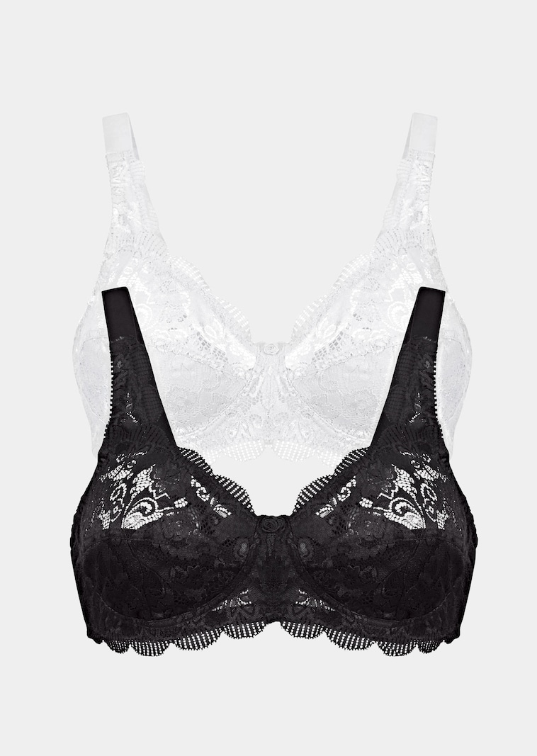 Soutien-gorge sans armatures, lot de 2