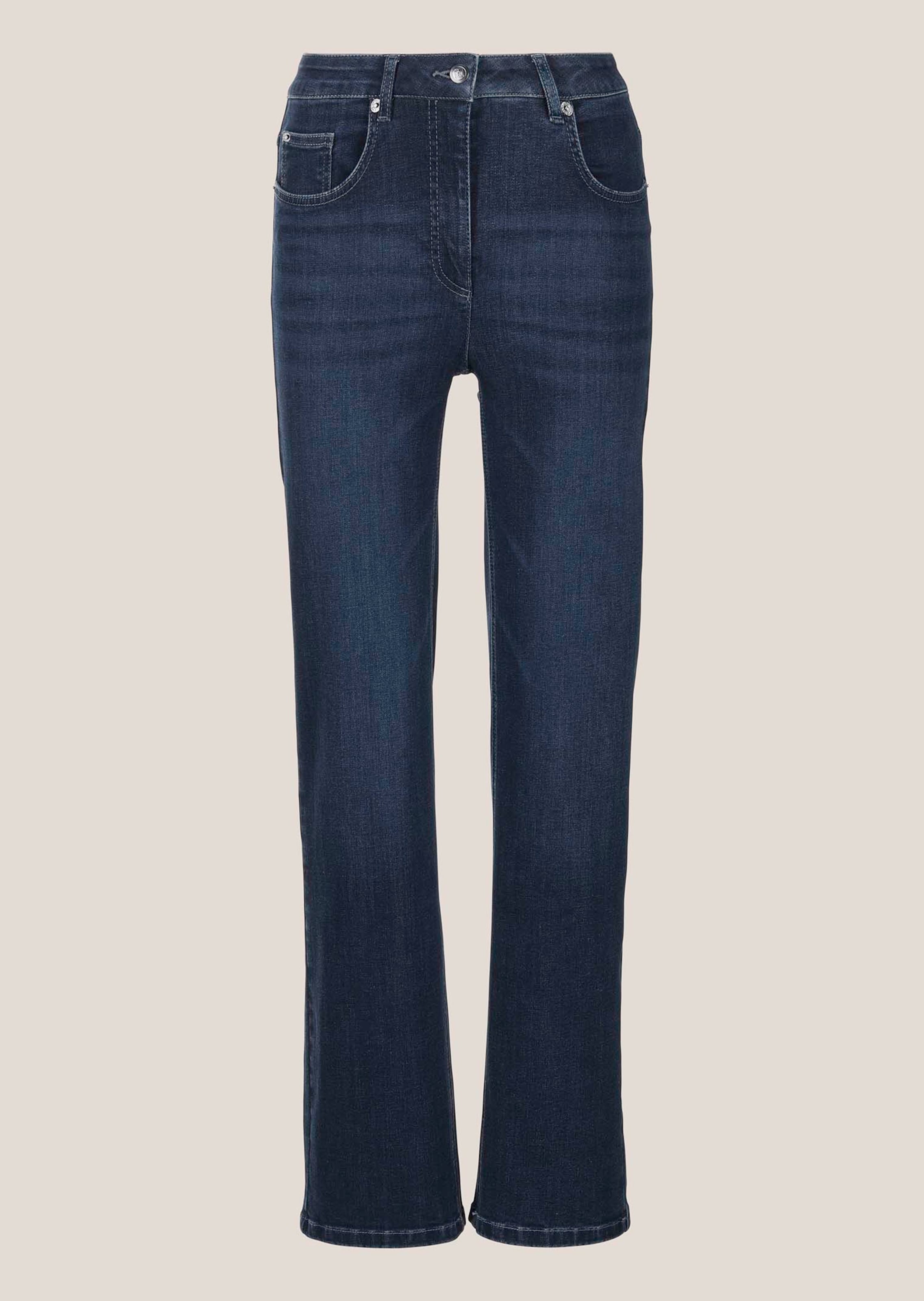M-Jeans in gerader Form mit Logo-Stickerei thumbnail 7