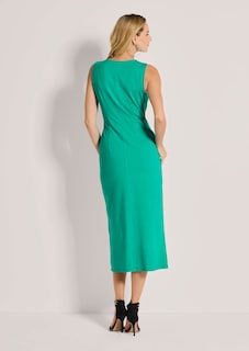Langes Kleid im Wickel-Look thumbnail 4