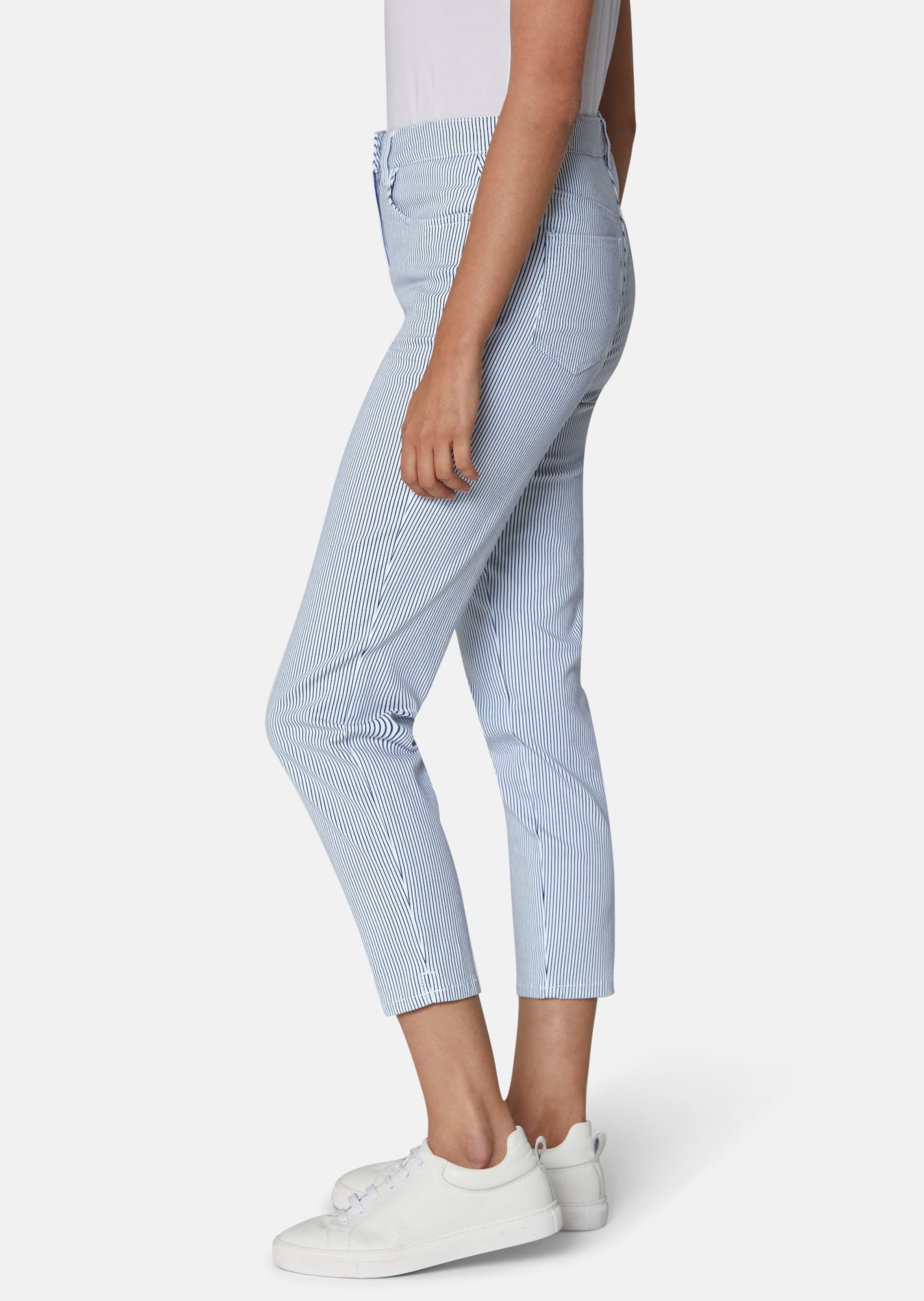 Fine-striped jeans thumbnail 5