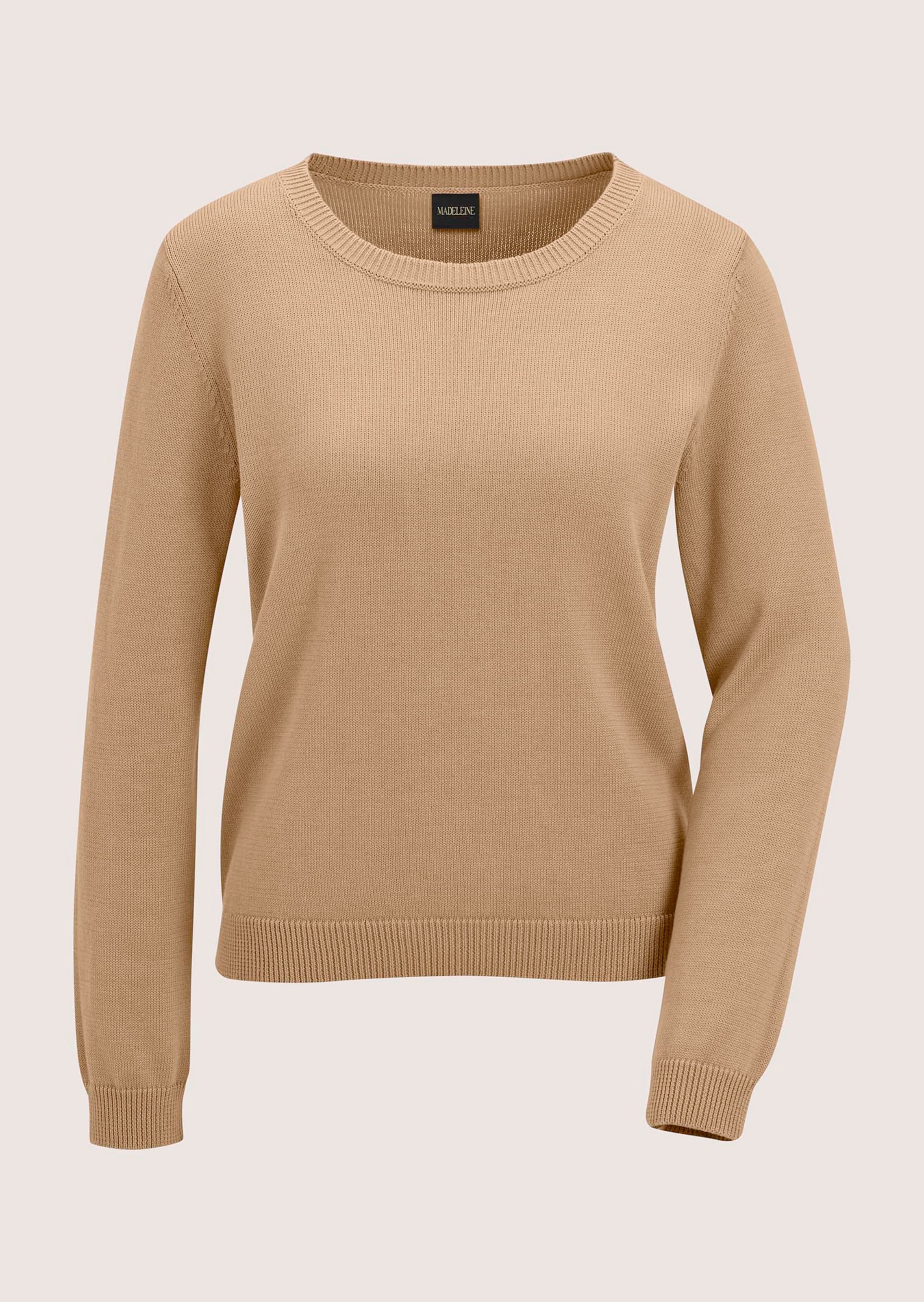 Feinstrick-Pullover aus reiner Baumwolle
