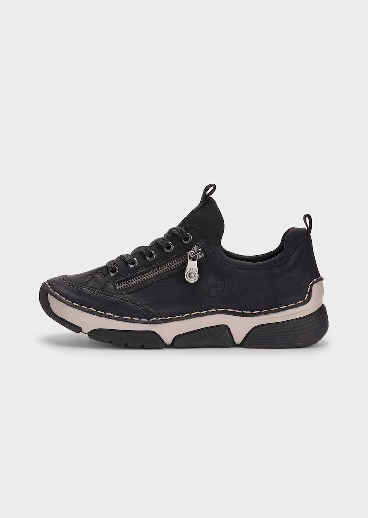 Sneakers avec zip décoratif