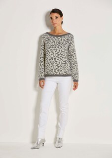 Pull en maille à motif léopard thumbnail 3