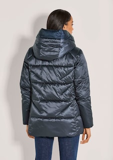 Wattierte Steppjacke mit Kapuze thumbnail 4