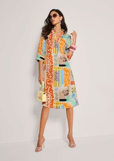 Robe d'été avec imprimé patch fantaisie thumbnail 5