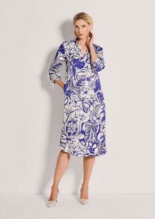 Sommerkleid mit floralem Print und 3/4-Arm thumbnail 3