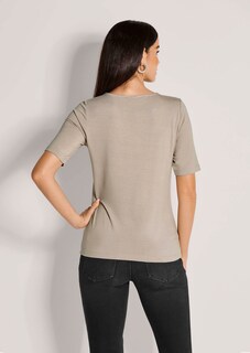 Kurzarm-Shirt mit Glanz und Transparenz thumbnail 4