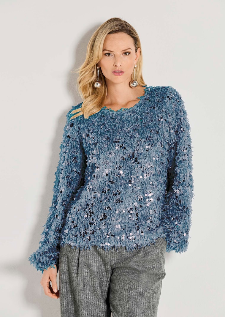 Sweatshirt mit Glam-Faktor