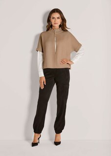 Kurze Strickjacke in Cape-Form thumbnail 3