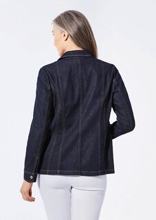 Veste en jean aux détails sport thumbnail 3