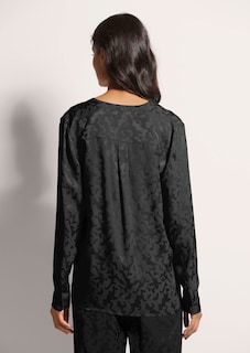 Lange Jacquard-Bluse thumbnail 4