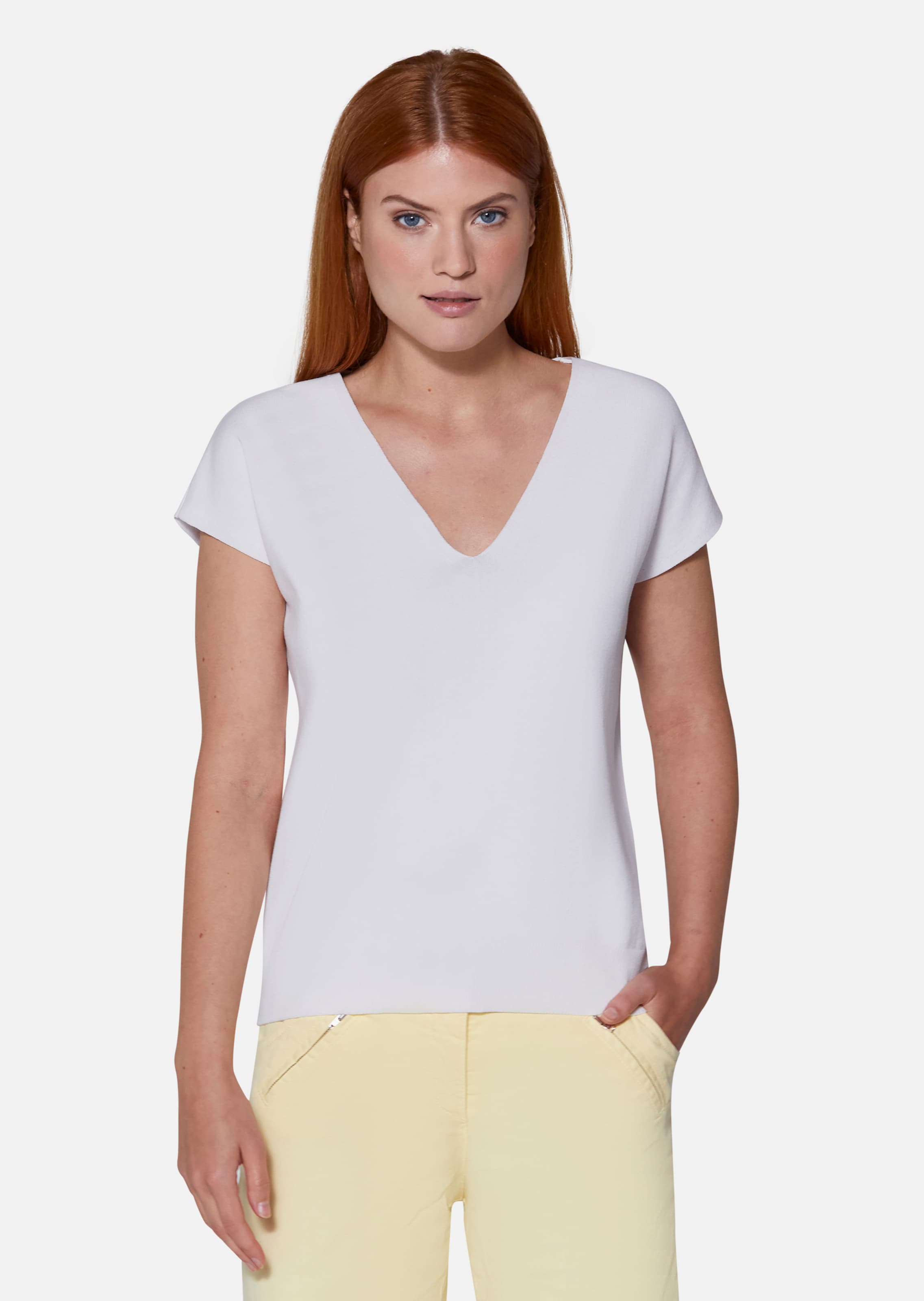 Pullover met V-hals