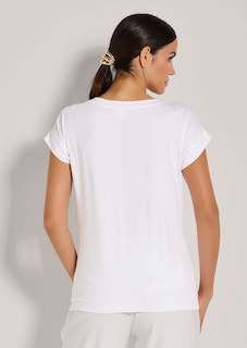 Casual V-neck top thumbnail 4