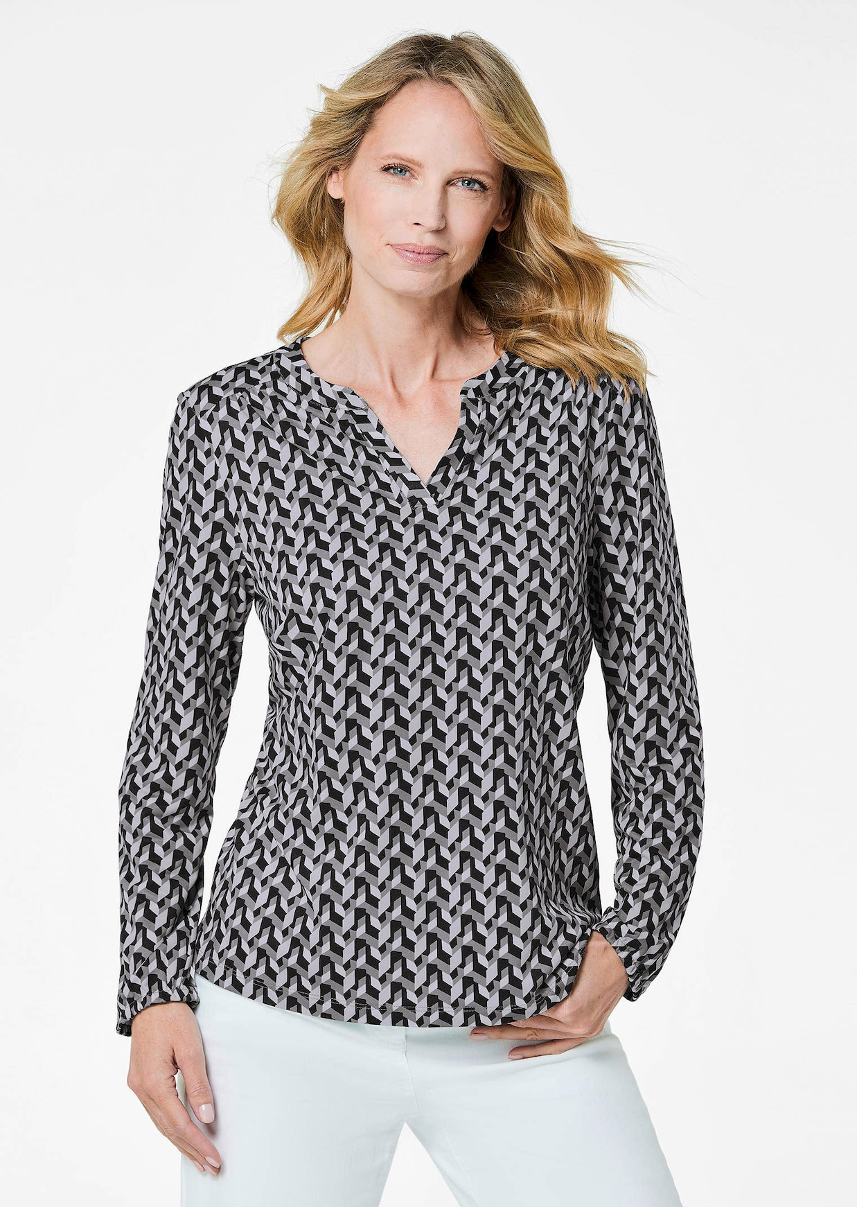 Blusenshirt in femininer Form