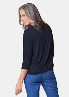 Élégant T-shirt aspect chemisier thumbnail 3