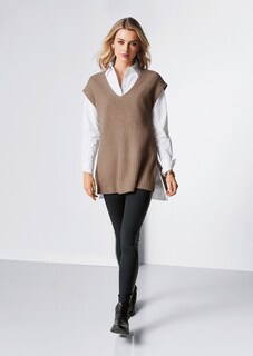 Rippstrick-Pullover aus Merinowolle mit Kaschmir thumbnail 1