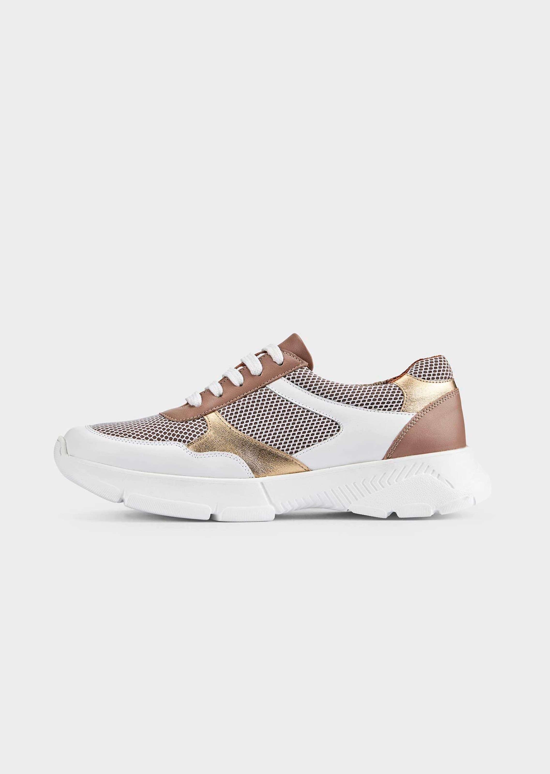 Sneaker mit Netzeinsatz