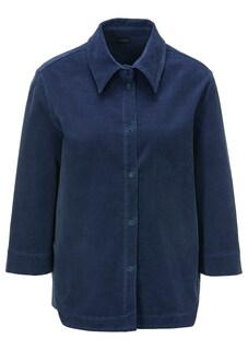Cord-Hemdjacke mit 3/4-Ärmeln thumbnail 2