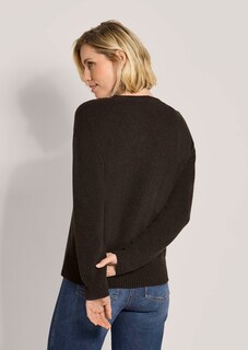 Pull en maille avec motif floral thumbnail 4