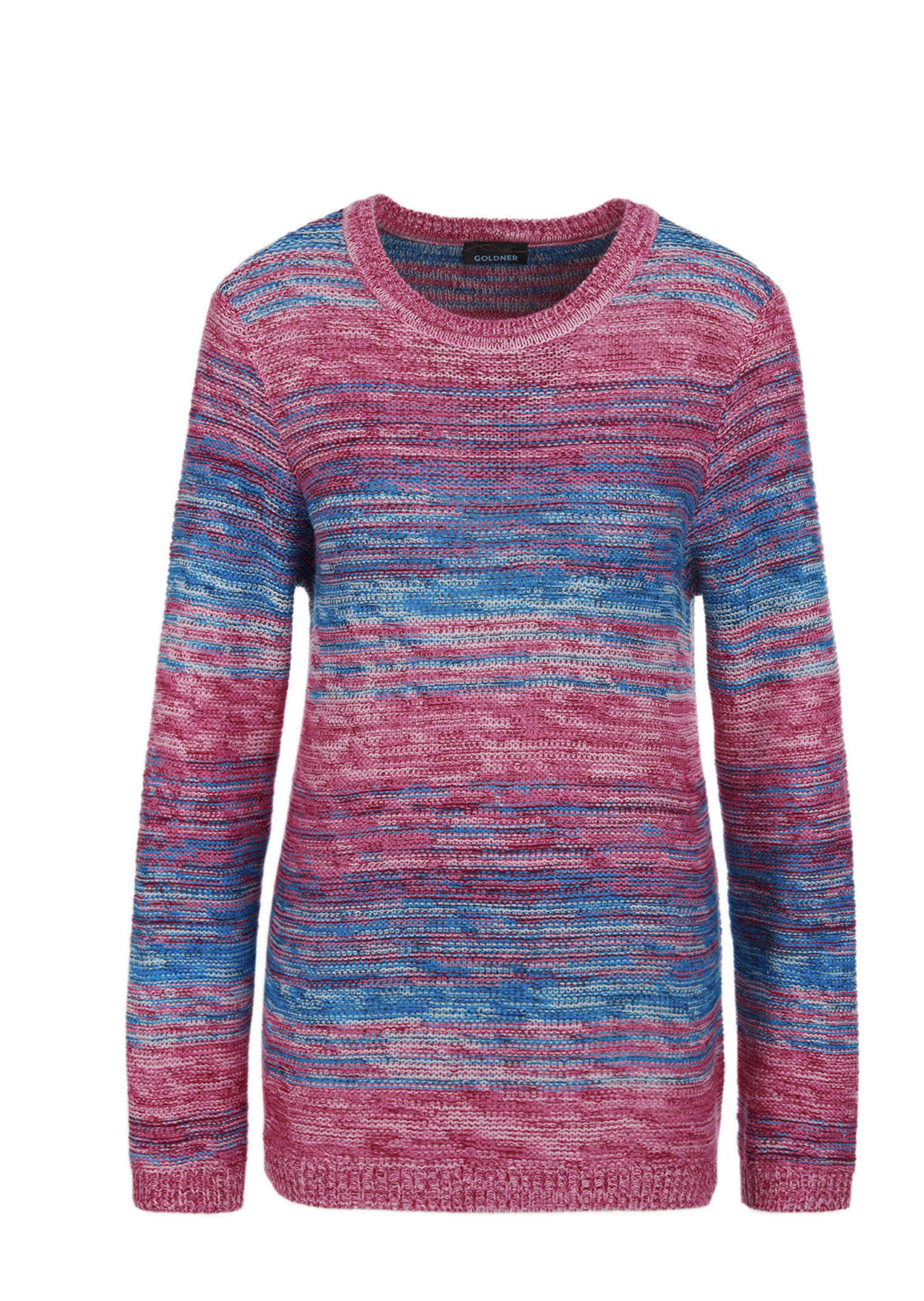 Multicolor-Pullover mit erfrischendem Farbverlauf