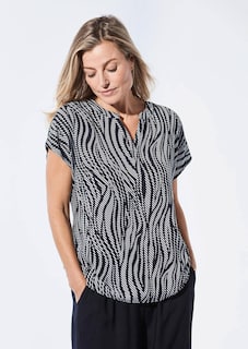 Bluse mit Tunika Ausschnitt thumbnail 1