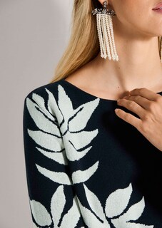 Feinstrickpullover mit Jacquardmuster thumbnail 6