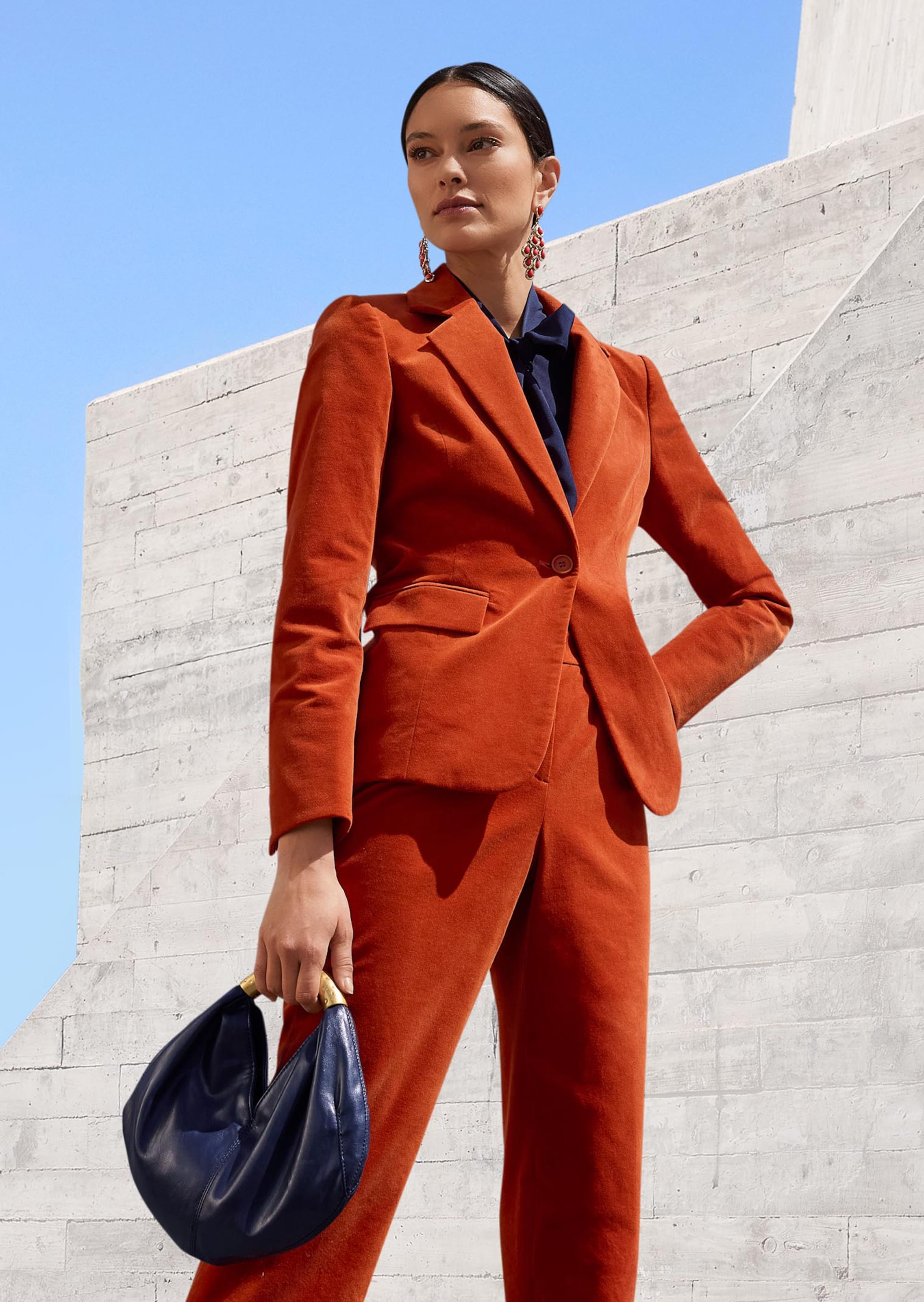 Blazer en velours sport