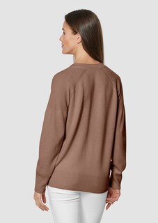 Kaschmir-Pullover mit Rippdetails thumbnail 4