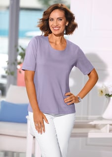 Basic shirt van puur katoen thumbnail 5