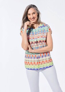 Casual blouse met print thumbnail 1