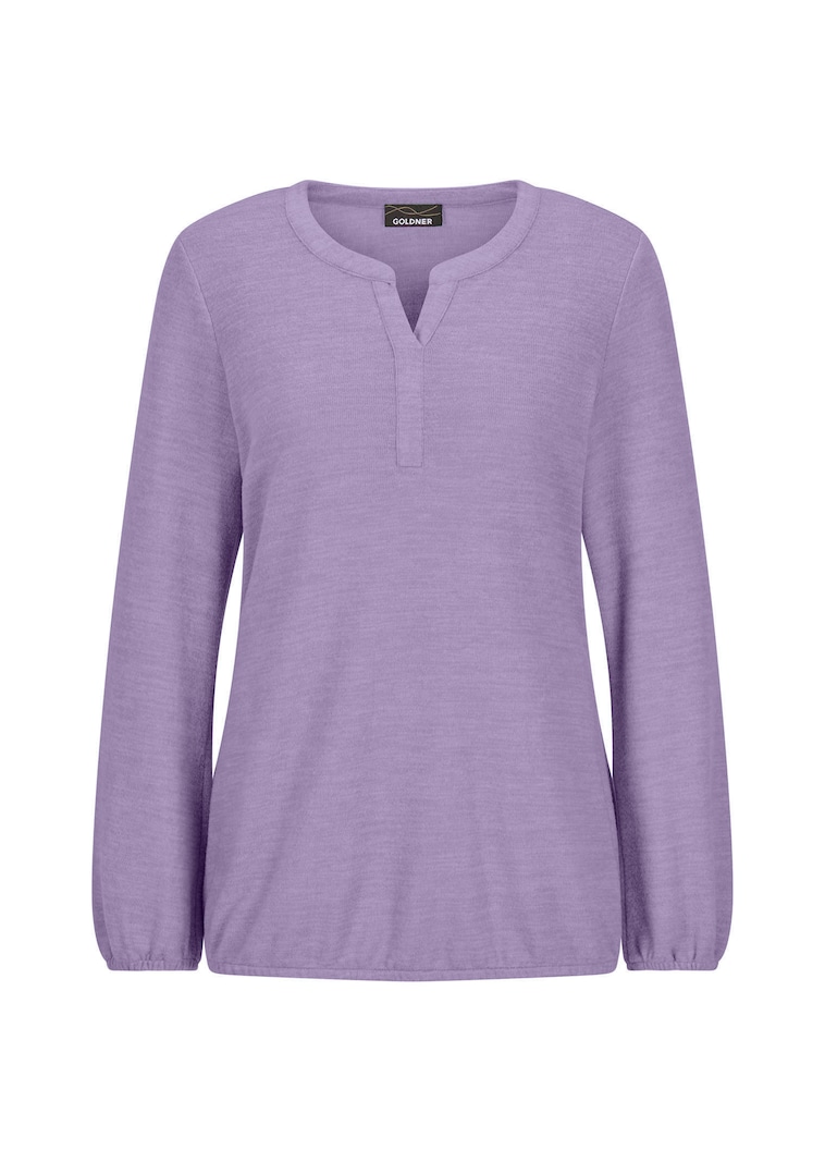 T-shirt en jersey duveteux