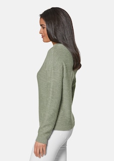 Stehkragen-Pullover mit Glanz-Effekten thumbnail 5
