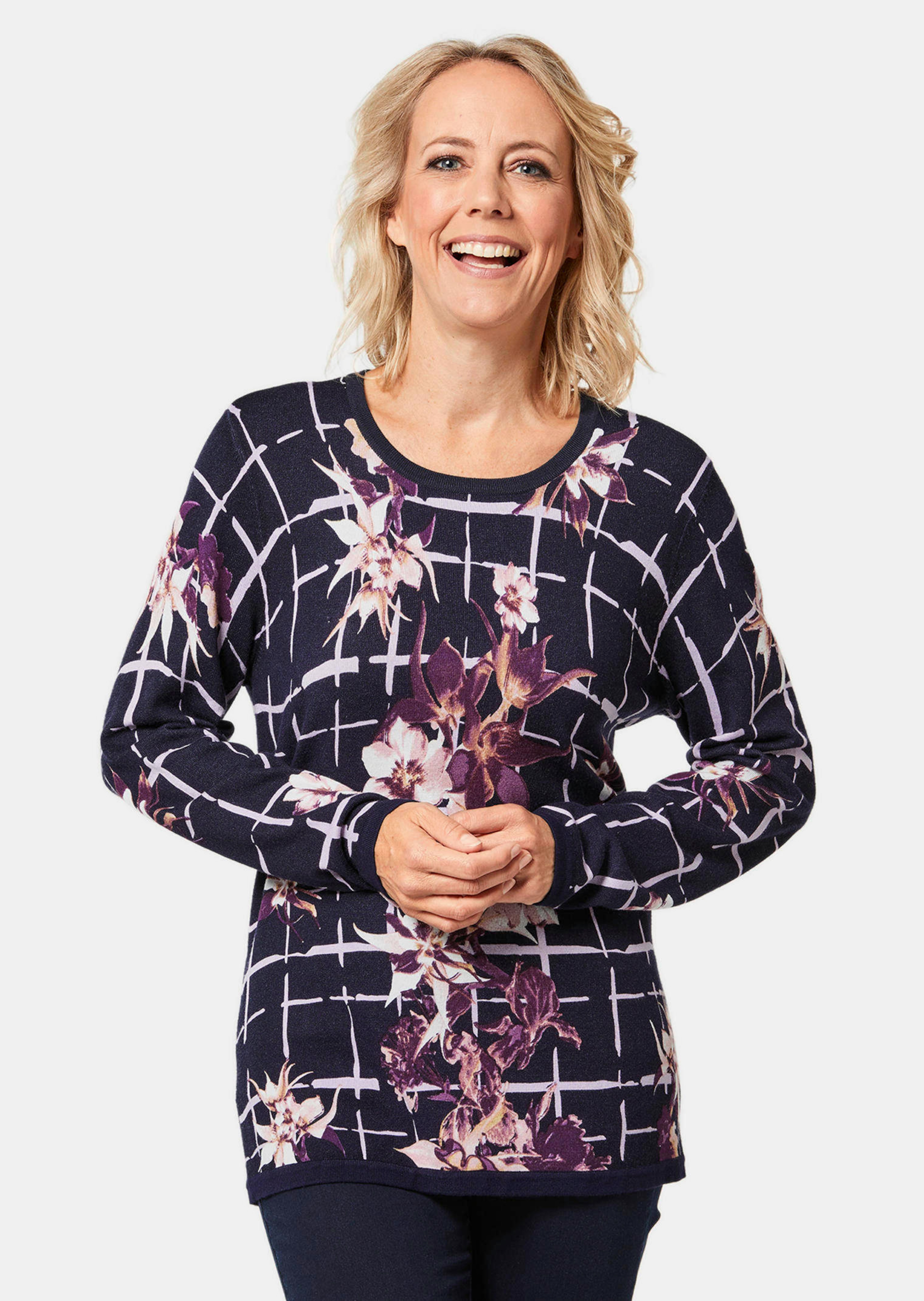 Gedessineerde pullover