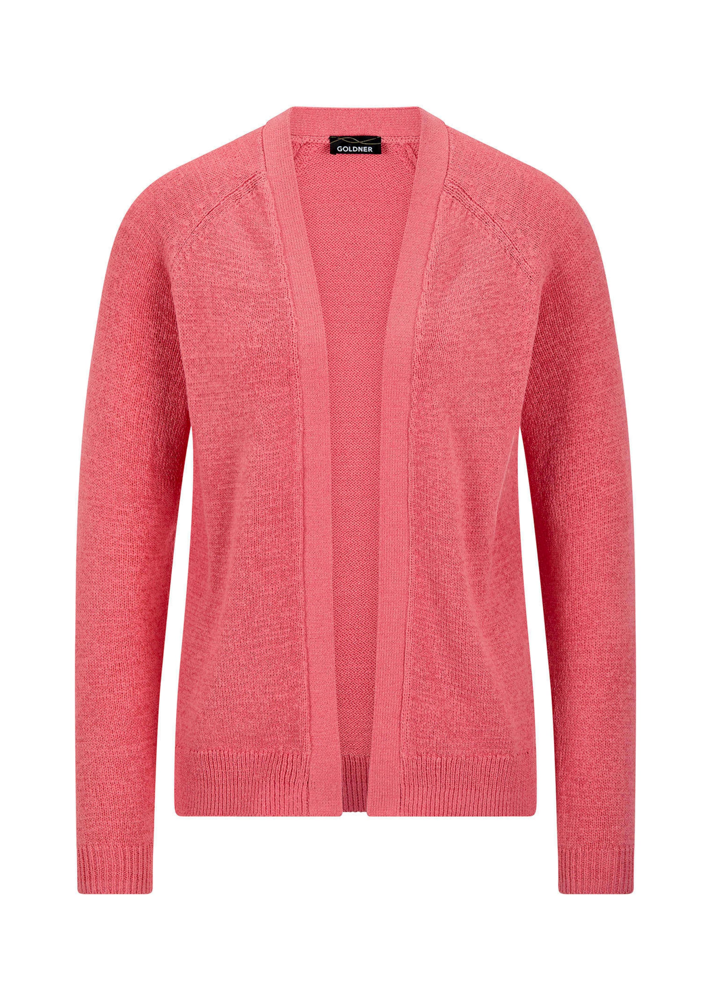 Kort tricot jasje van lintjesgaren