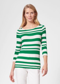 Striped shirt with boat neckline thumbnail 2