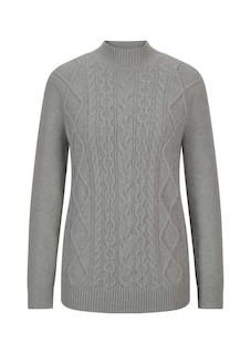 Strickpullover mit Zopfmuster thumbnail 6