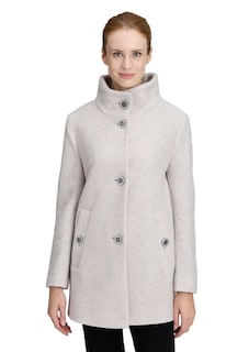Manteau laineux élégant, avec col montant thumbnail 3