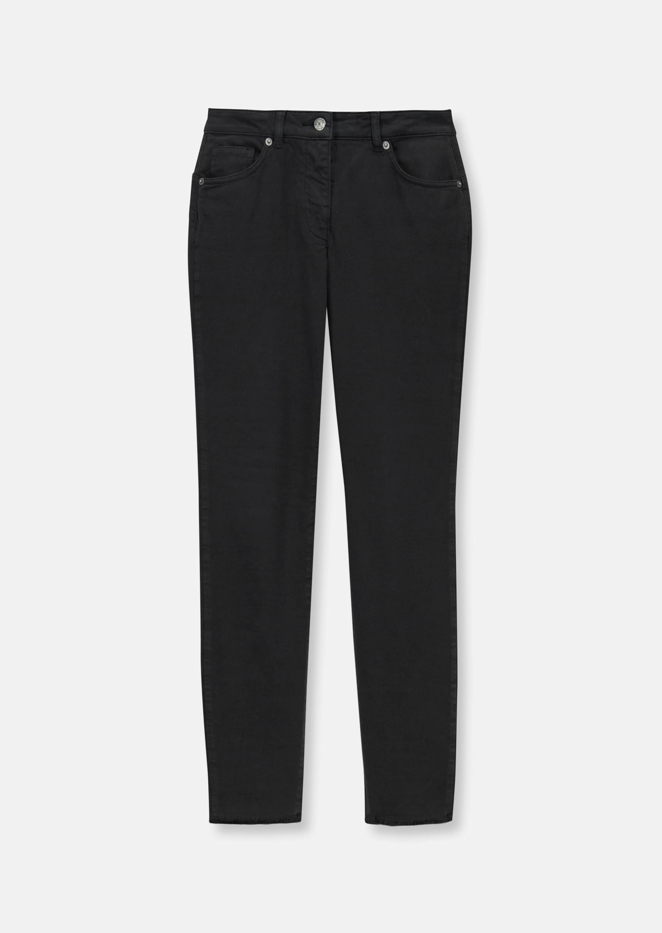 Jeans mit feinem Fransensaum thumbnail 7