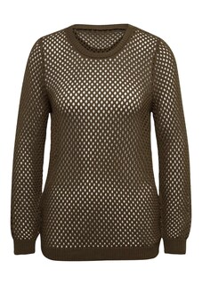 Sommerlicher Strickpullover mit Ajourmuster thumbnail 2