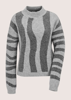 Jacquard-Pullover mit Stehkragen thumbnail 7