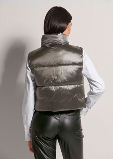 Gilet matelassé court style métallisé thumbnail 4