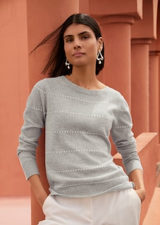 Pullover in edler Wollmischung thumbnail 1