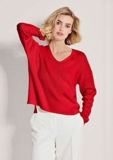 Kaschmir-Pullover mit V-Ausschnitt thumbnail 2