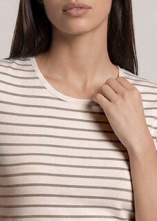 Leichtes Ringelshirt mit Halbarm thumbnail 6