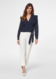 Wickelbluse mit Madeira-Stickerei thumbnail 3