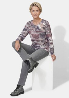 T-shirt en tricot imprimé thumbnail 4