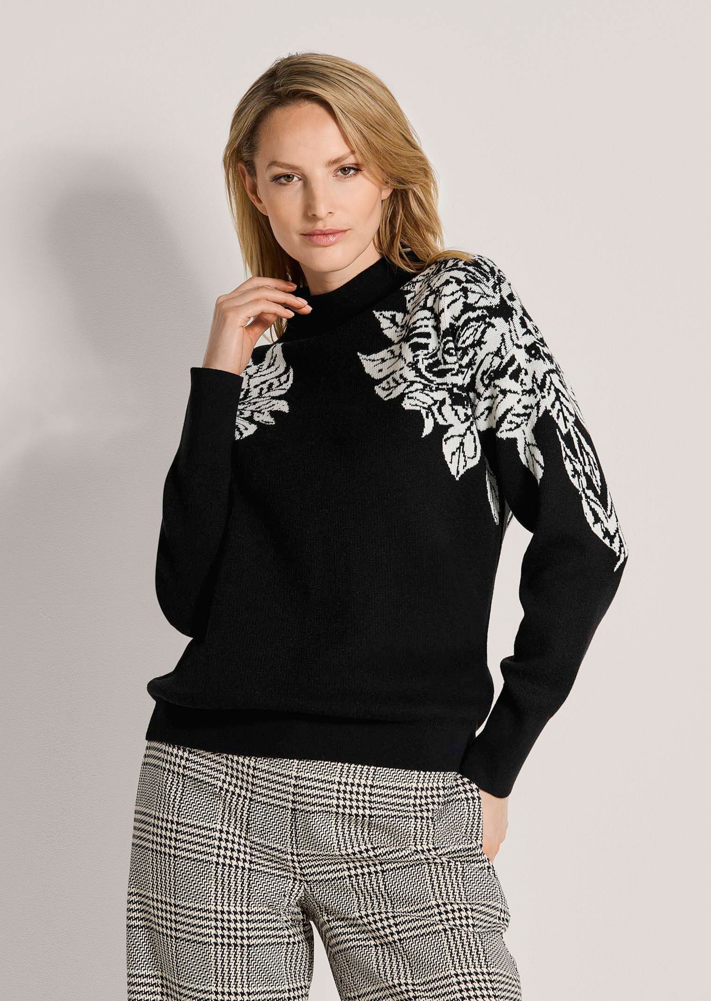 Pullover met bloemmotief