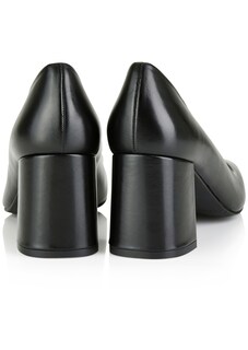 Escarpins en cuir à talons bloc thumbnail 3