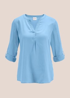 Schlupf-Bluse mit Ärmelriegeln thumbnail 7