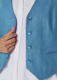 Linen waistcoat thumbnail 6